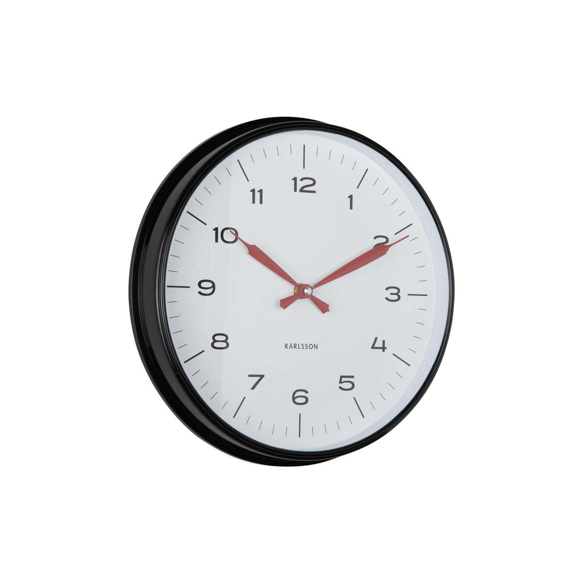 Karlsson wandklok Modern Factory - zwart - Ø30cm