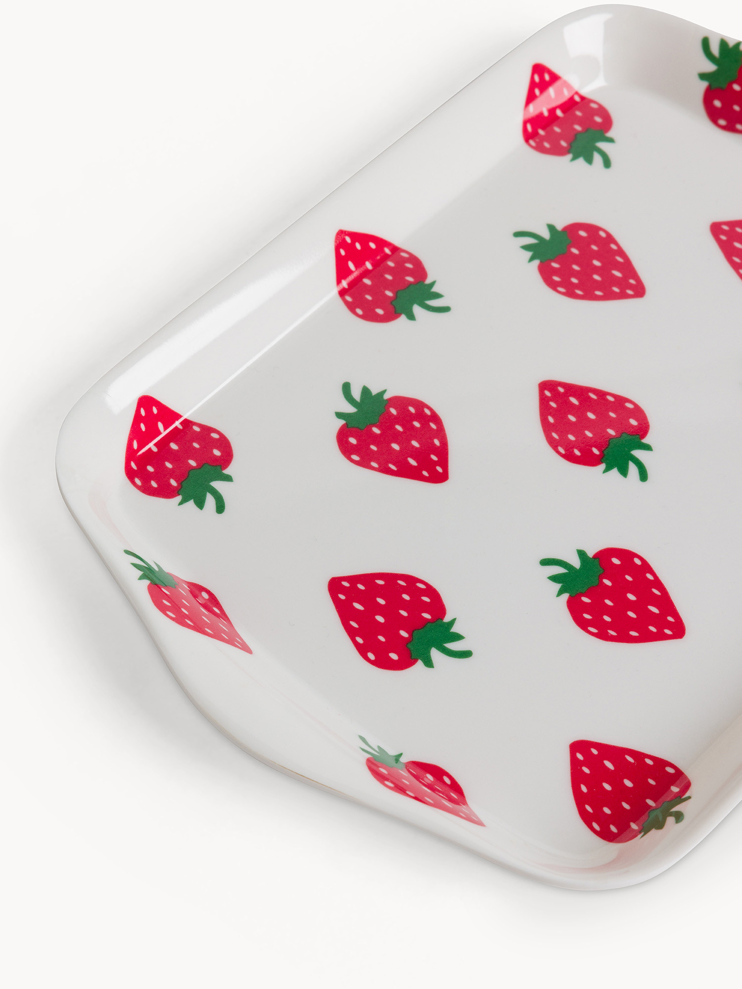 Vassoietto melammina motivo fragoline