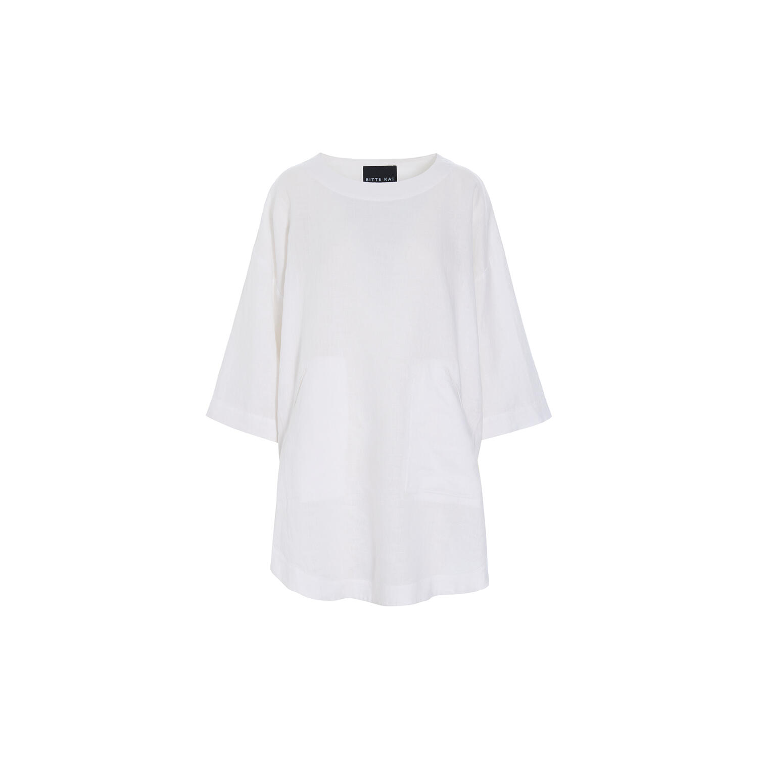 Airy linen tunika, white