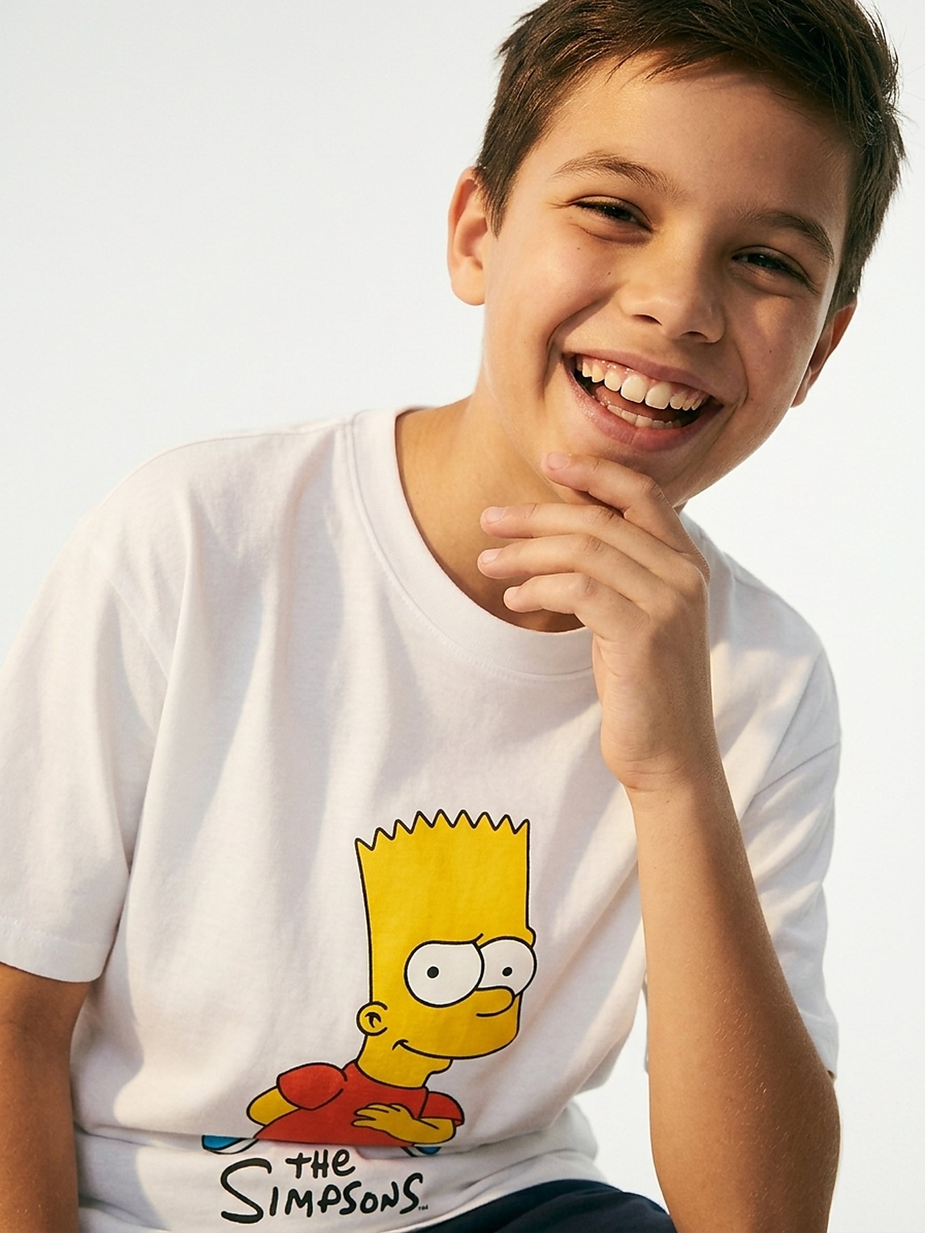 Bawełniana koszulka z nadrukiem The Simpsons