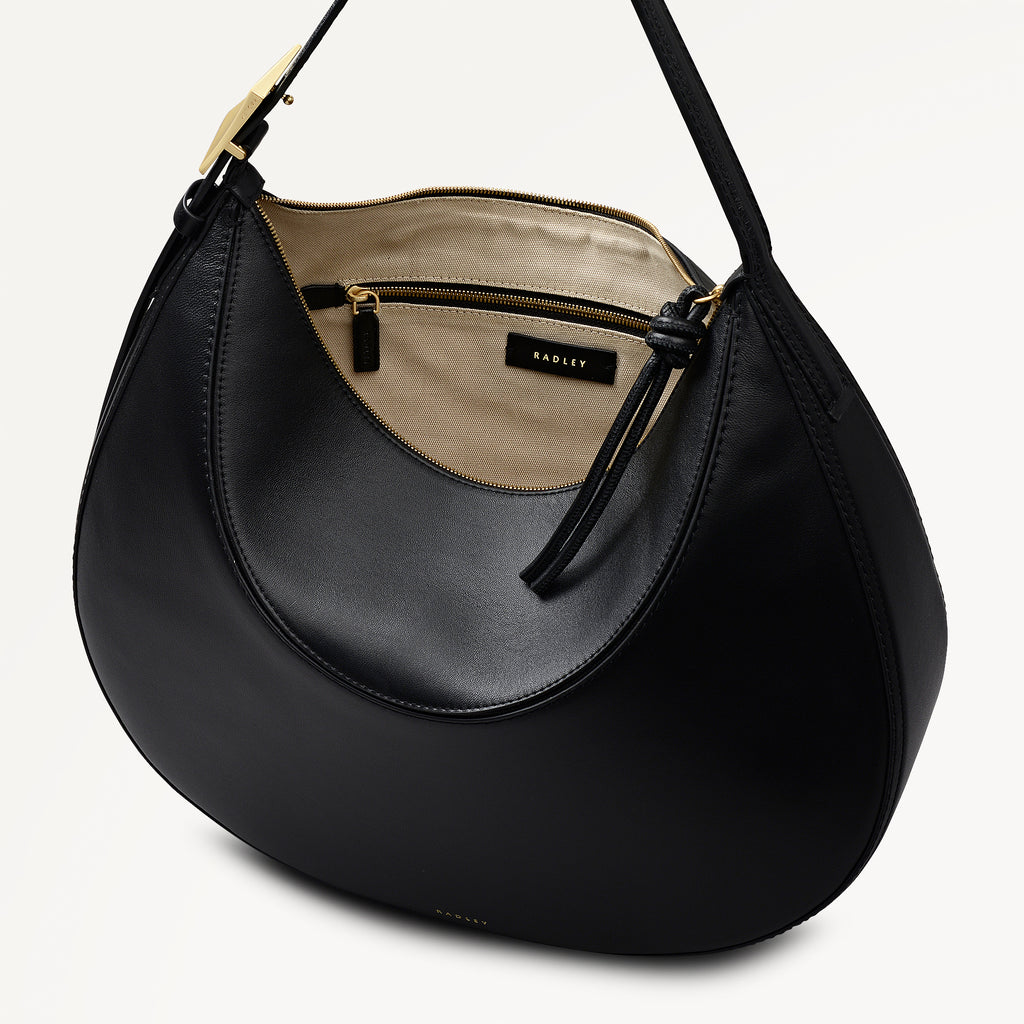 Bliss Crescent - Large Ziptop Shoulder Bag
