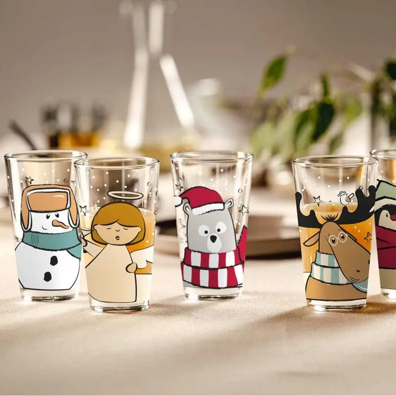 Tasse 6er-Set Eisbär