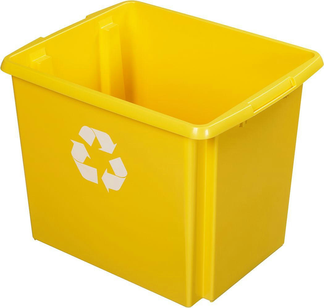 - Boite de recyclage nesta box 45 litres jaune