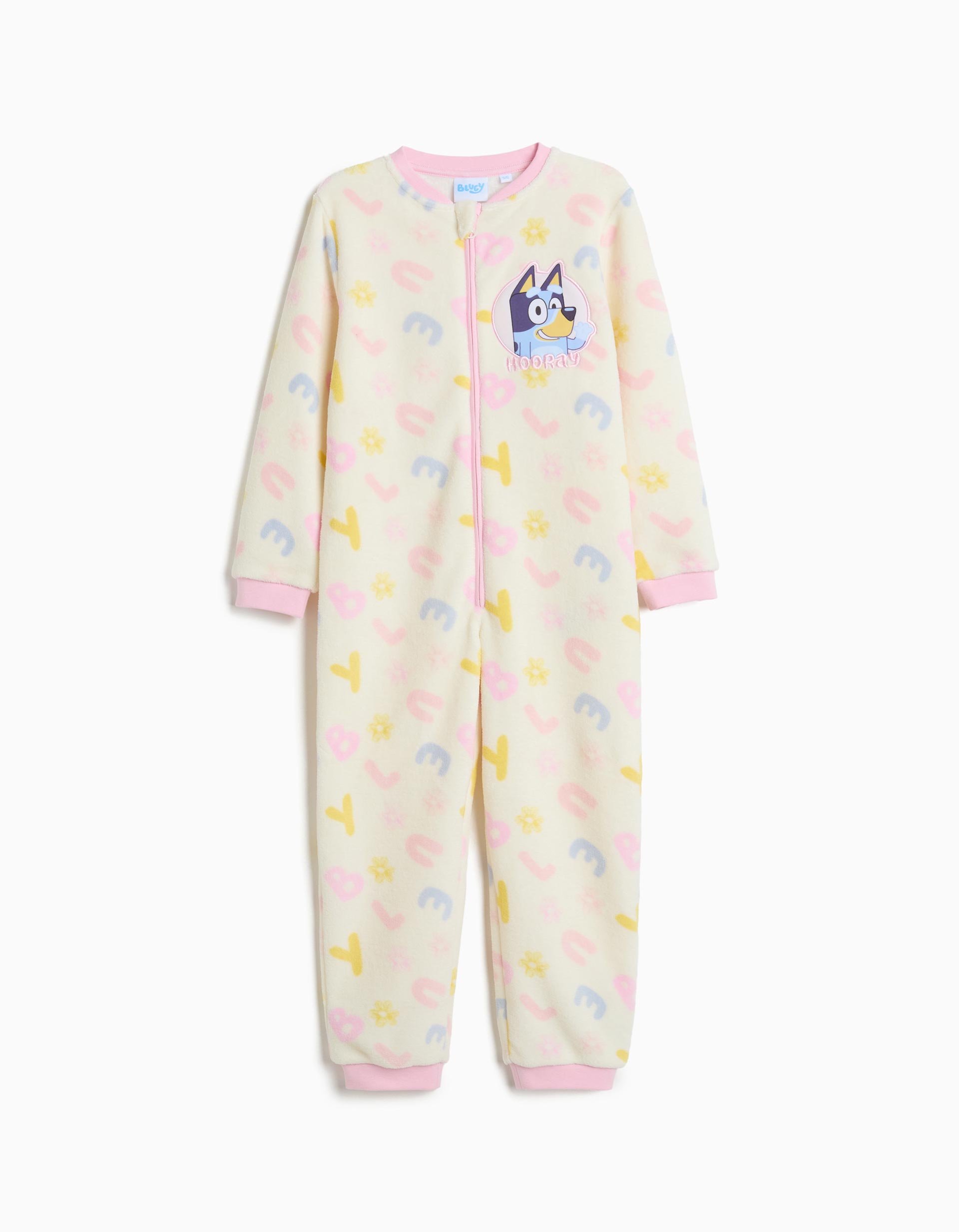 Pijama Macacão 'Bluey', Menina, Branco