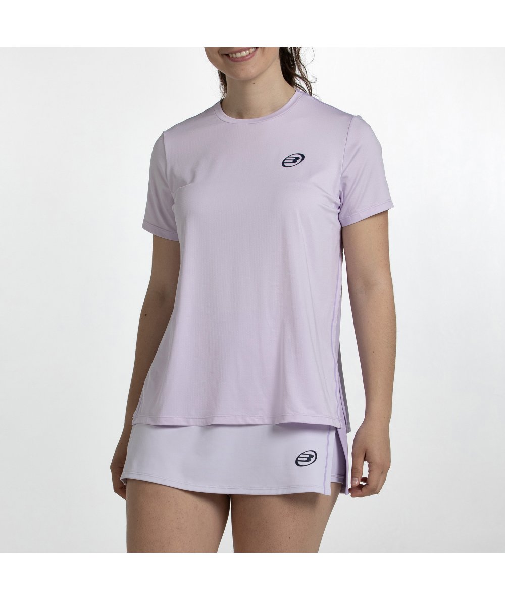 CAMISETA BULLPADEL PICASE LILA PASTEL