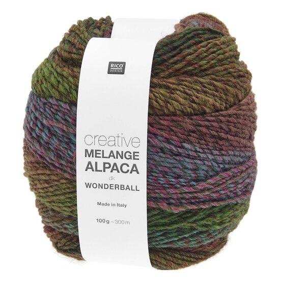Rico Creative Autumn Melange Alpaca Wonderball DK 100g