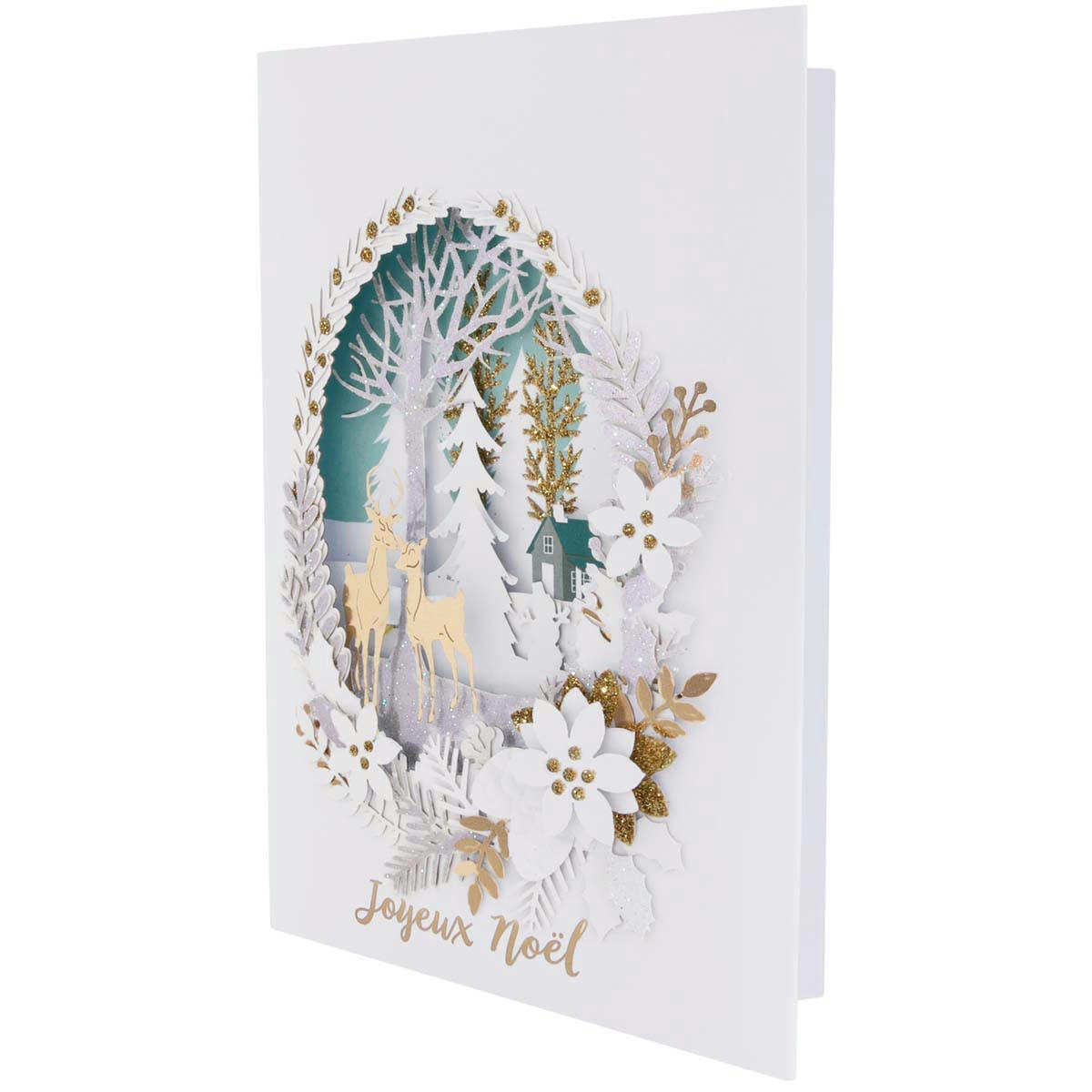 - Carte joyeux Noël forêt enchantée