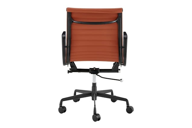NNEKGE Low Back Office Chair (Tan Leather)