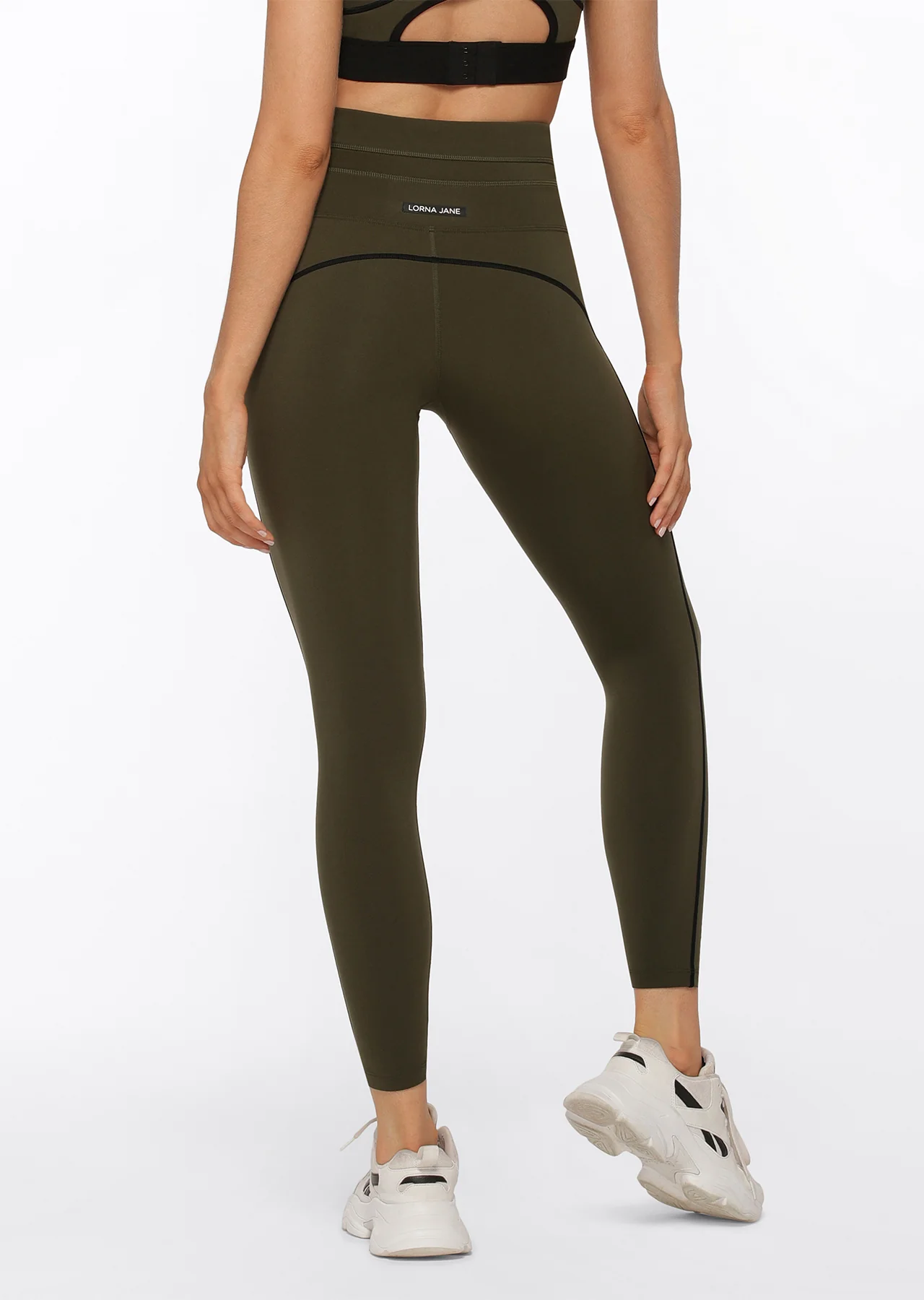 Contrast Racer Ankle Biter Leggings