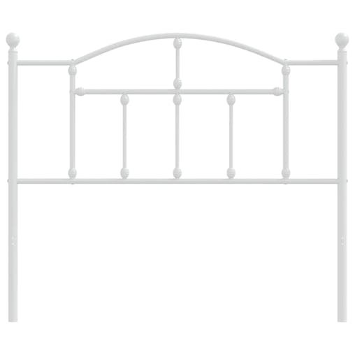 NNEVL Metal Headboard White 107 cm