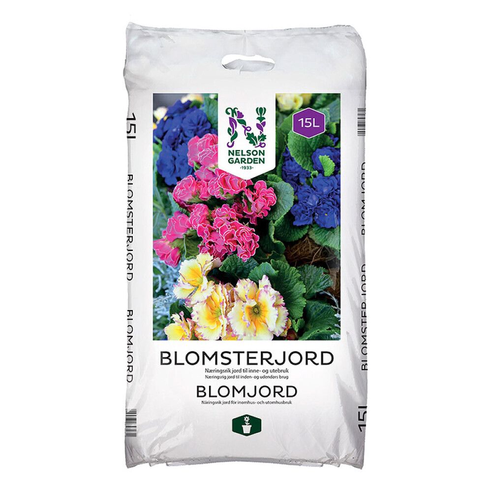 BLOMSTERJORD NELSON GARDEN INNE & UTE 15L