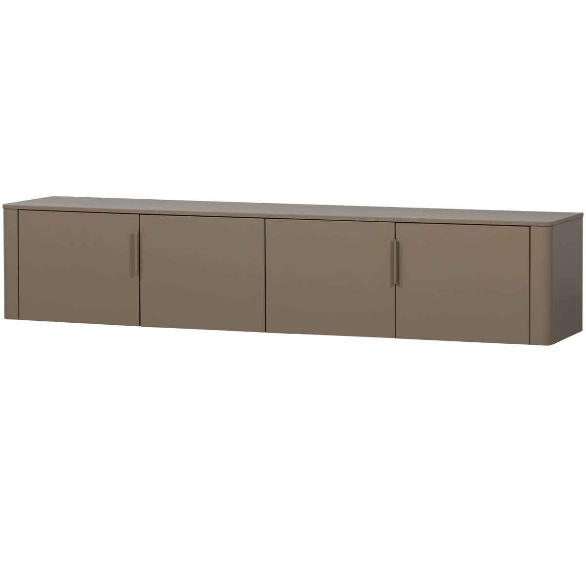 WOOOD tv meubel Gunnar - Grenenhout - Mud/Bruin - 56x200x44