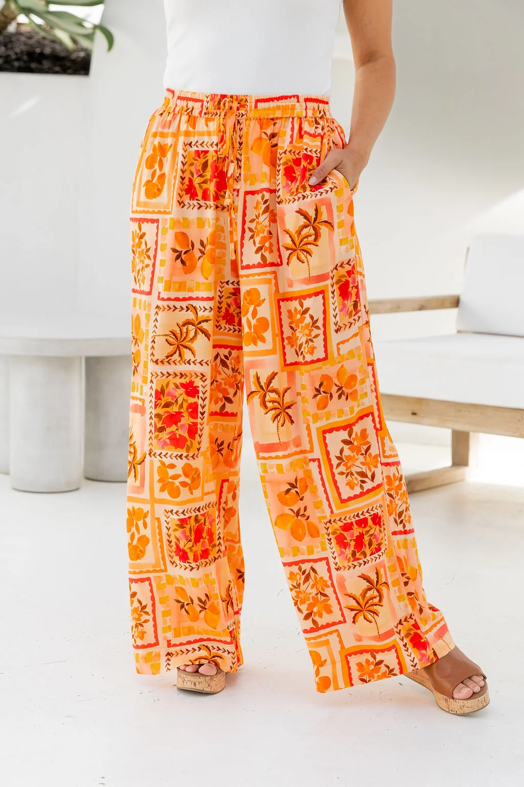 Gina Pant in Sunkissed Mosaic
