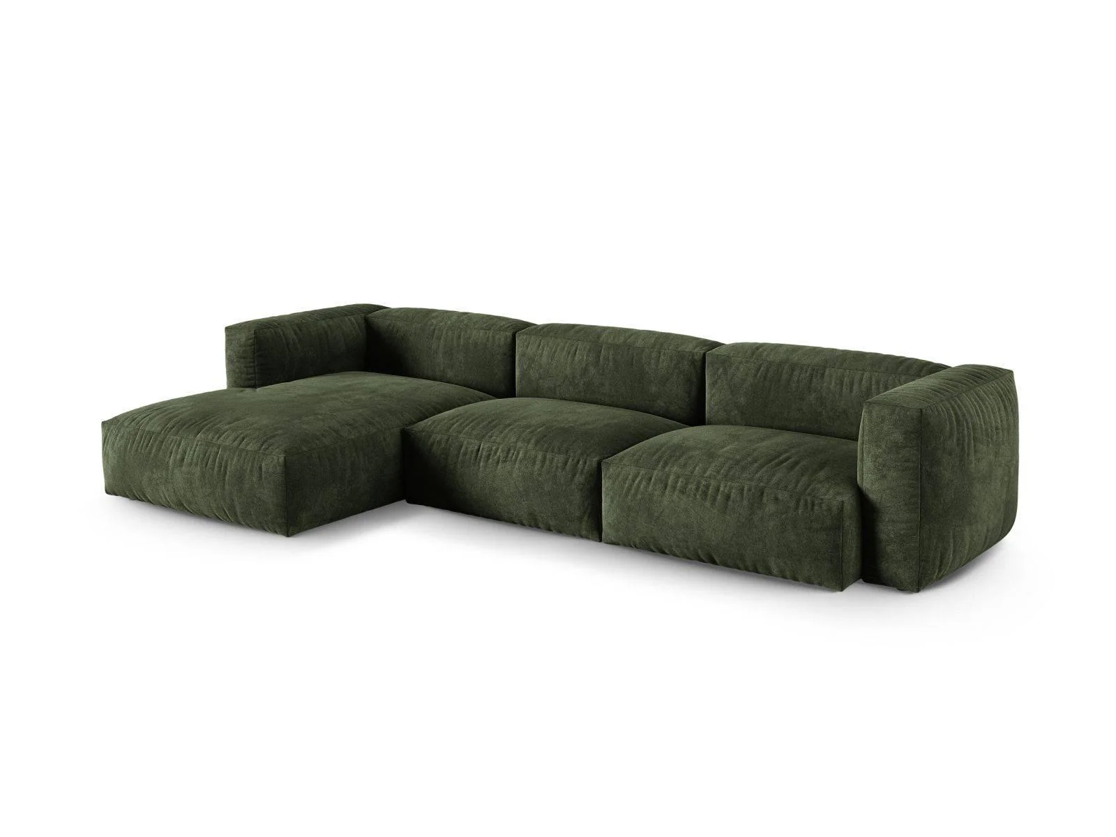 Modulaire hoekbank Martina links velvet