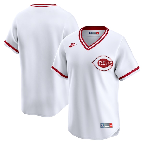 Cincinnati Reds Nike Throwback Cooperstown Collection Limited Jersey - White