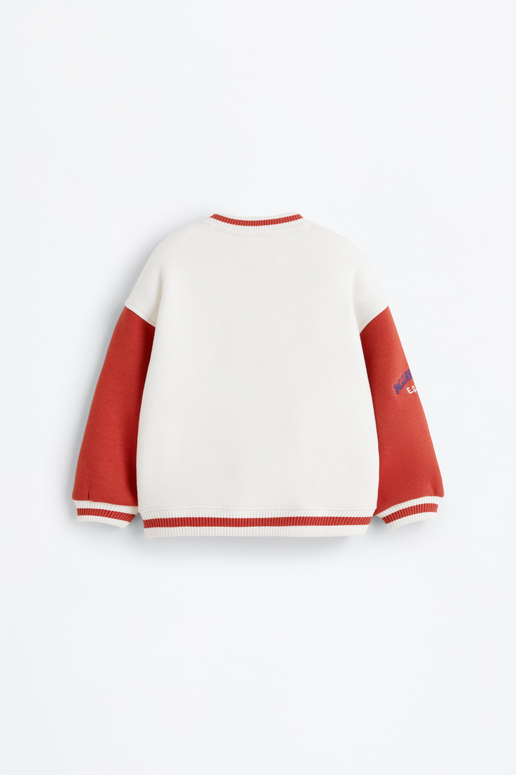Bomber estampada de felpa