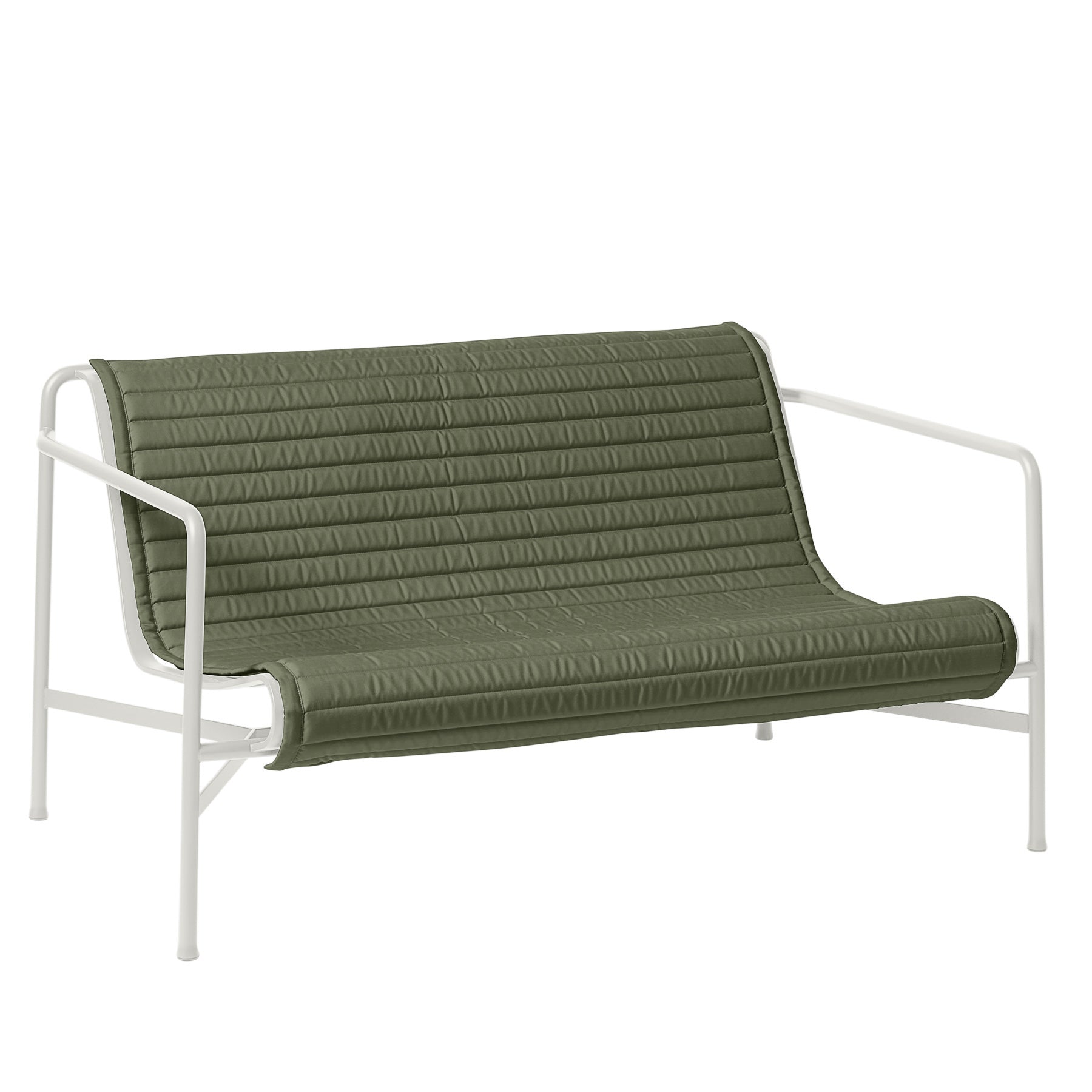 HAY Palissade Quilted Kussen voor Lounge Sofa - Olijfgroen