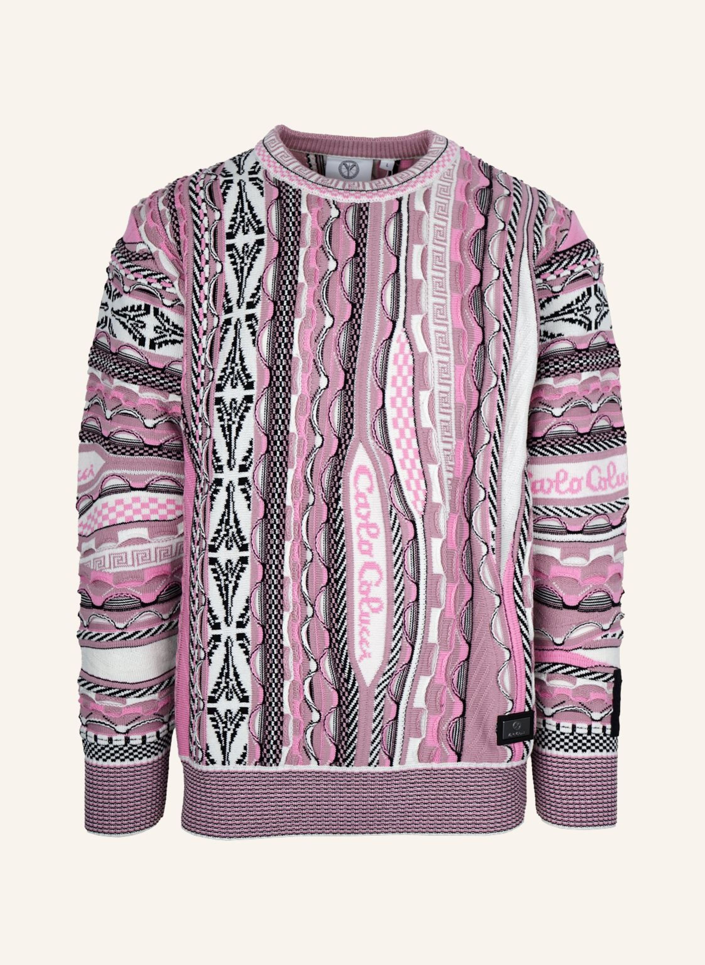 CARLO COLUCCI Strickpullover - 3D Knit FUSCALDO