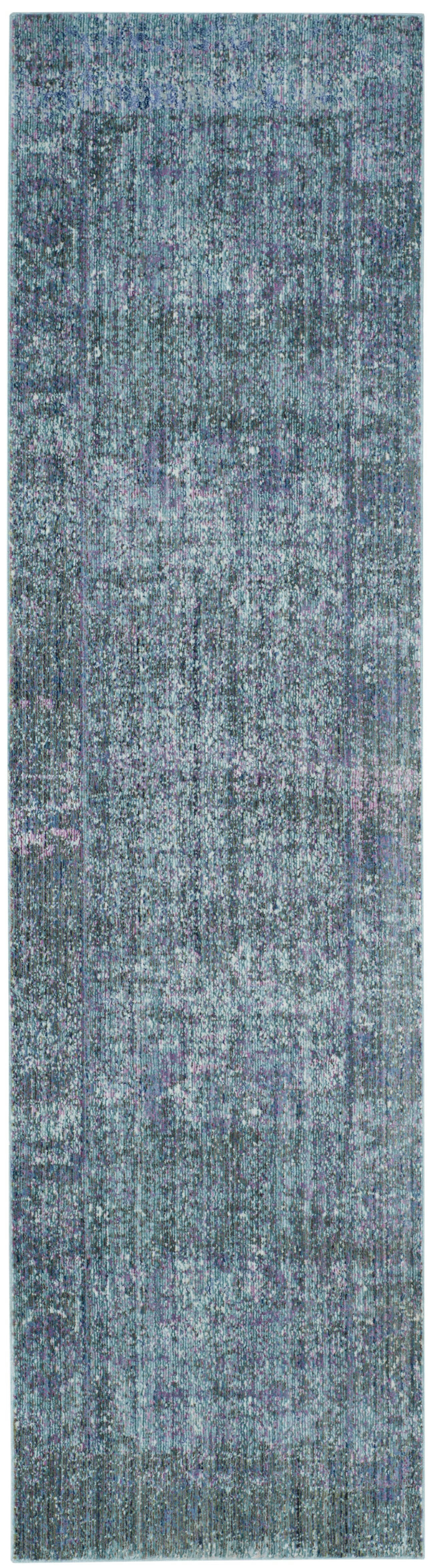 MYSTIQUE - Tapis de salon interieur en violet & multicolore, 69 x 244 cm