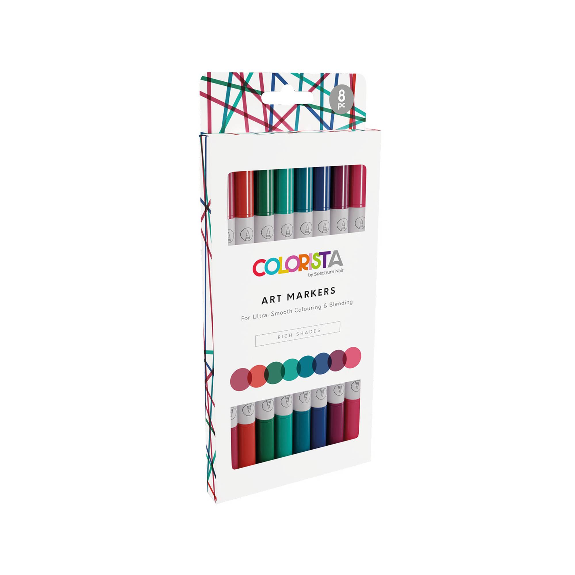 Colorista Rich Shade Art Markers 8 Pack