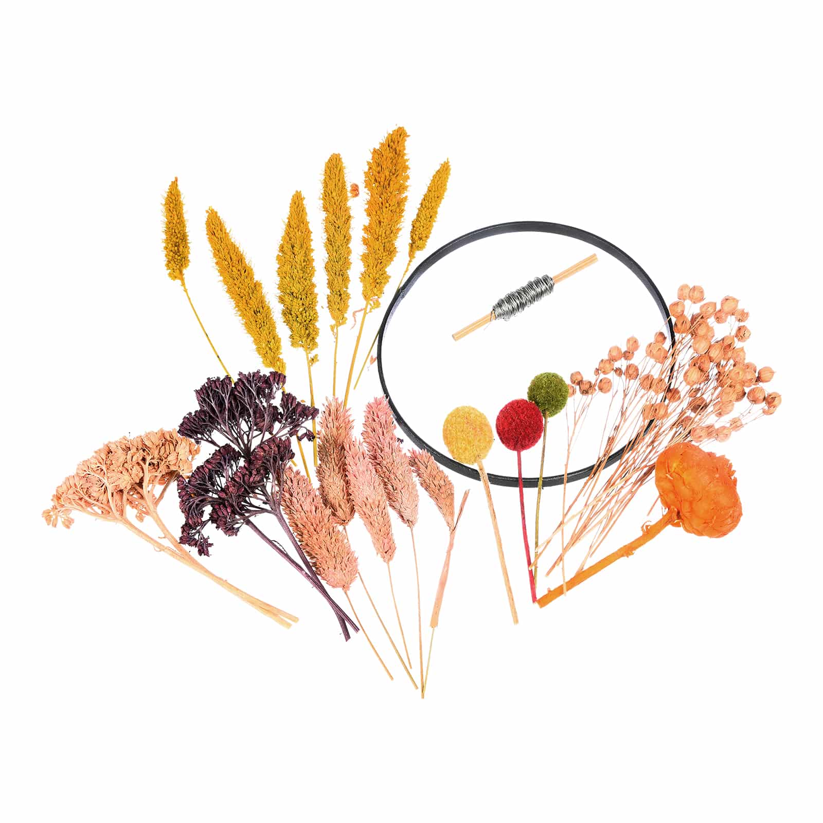 DIY-Trockenblumen-Set Bunt,B 180 x H 260 x T 30 mm