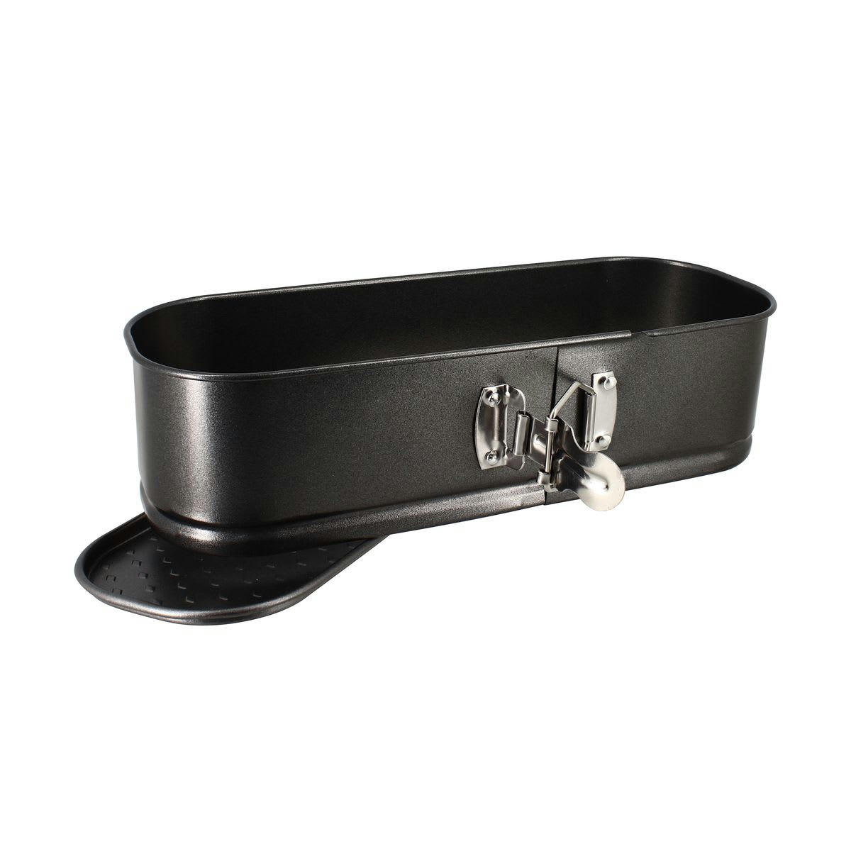 AMANDINE - Moule à charnière rectangulaire en acier carbone 31 x 12cm