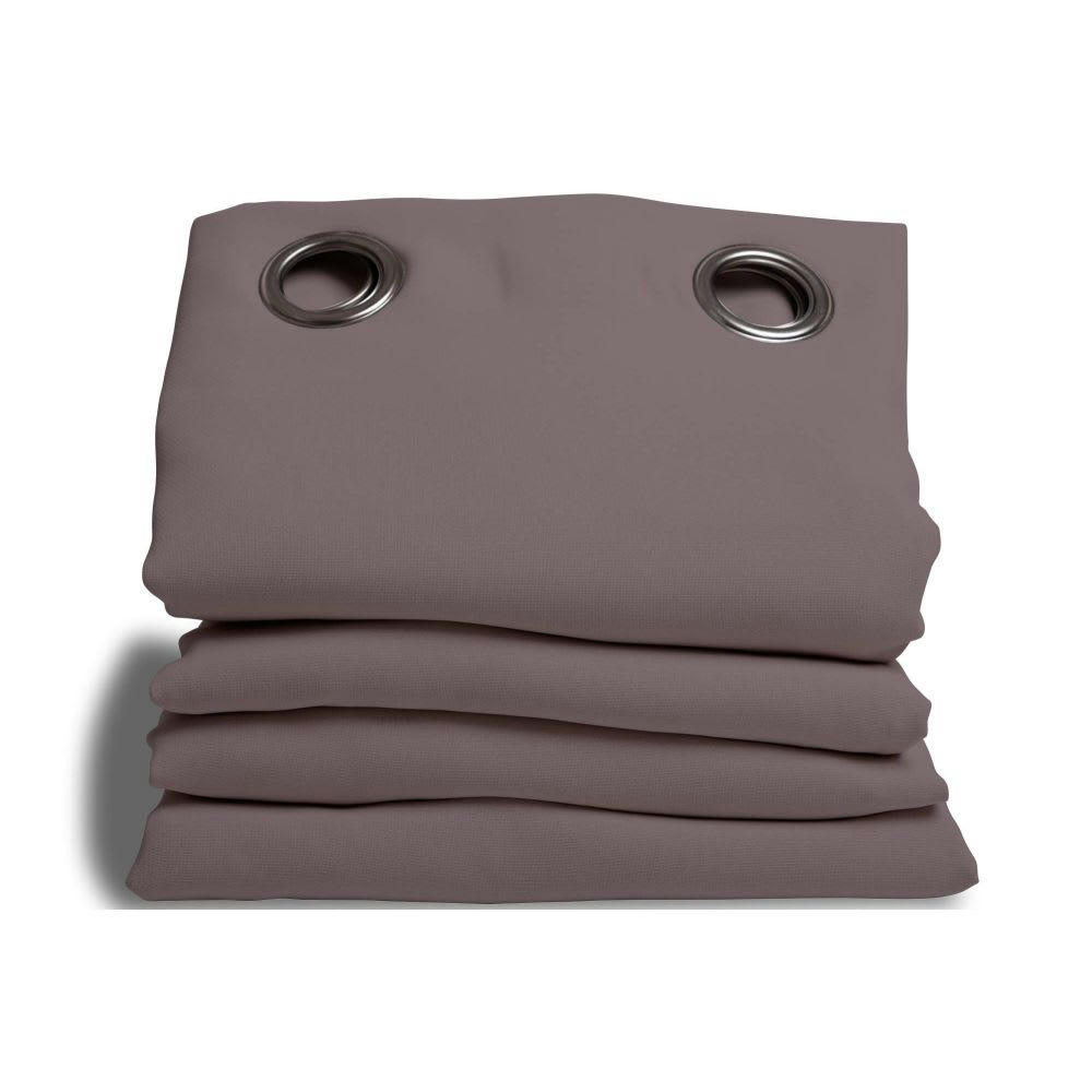 - Rideau séparateur pièce phonique thermique occultant gris 140 x 250