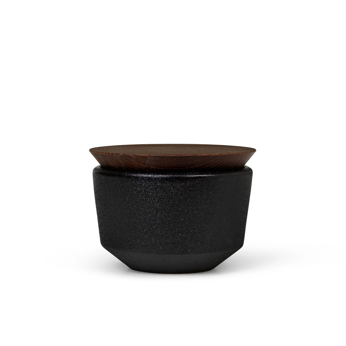 Rosendahl - RÅ Salzschale mit Deckel, 150 ml, schwarz