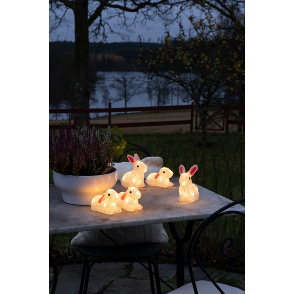 LED Figur, Kunststoff, BxHxL: 8 x 15 x 15 cm, inkl. Leuchtmittel