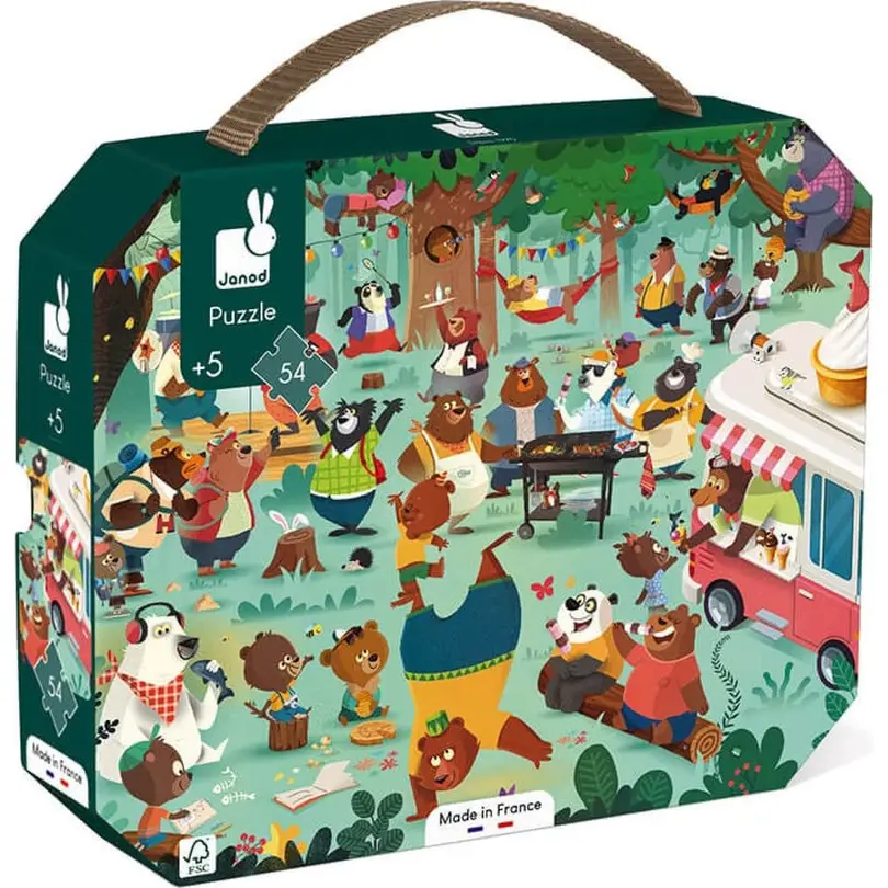 Puzzle 54-teilig Bärenfamilie