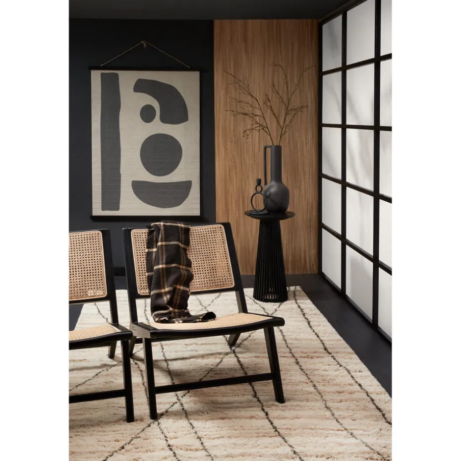 Kwantum Salontafels | Bijzettafels | Bijzettafel Latera Zwart ø 35×60 Cm