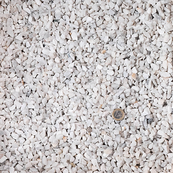 Gravier Marbre Blanc Carrare 8-12 mm - Lot de 5 sacs de 20 kg (2 m²) - RO'MA NATURE