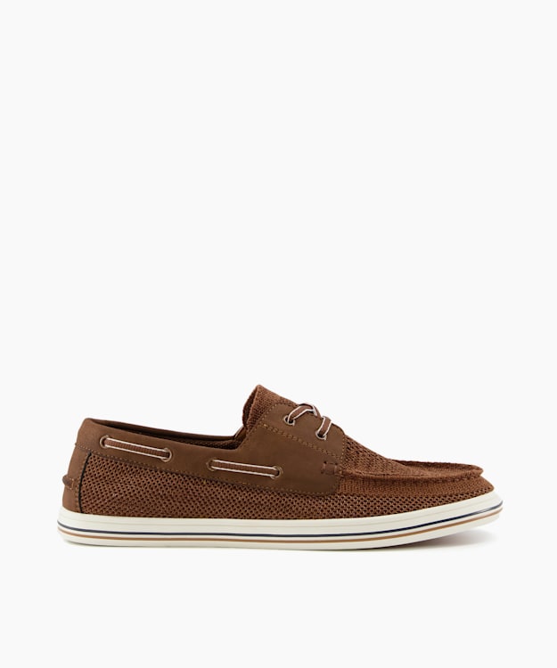 Burnner Tan - Knitted Boat Shoes