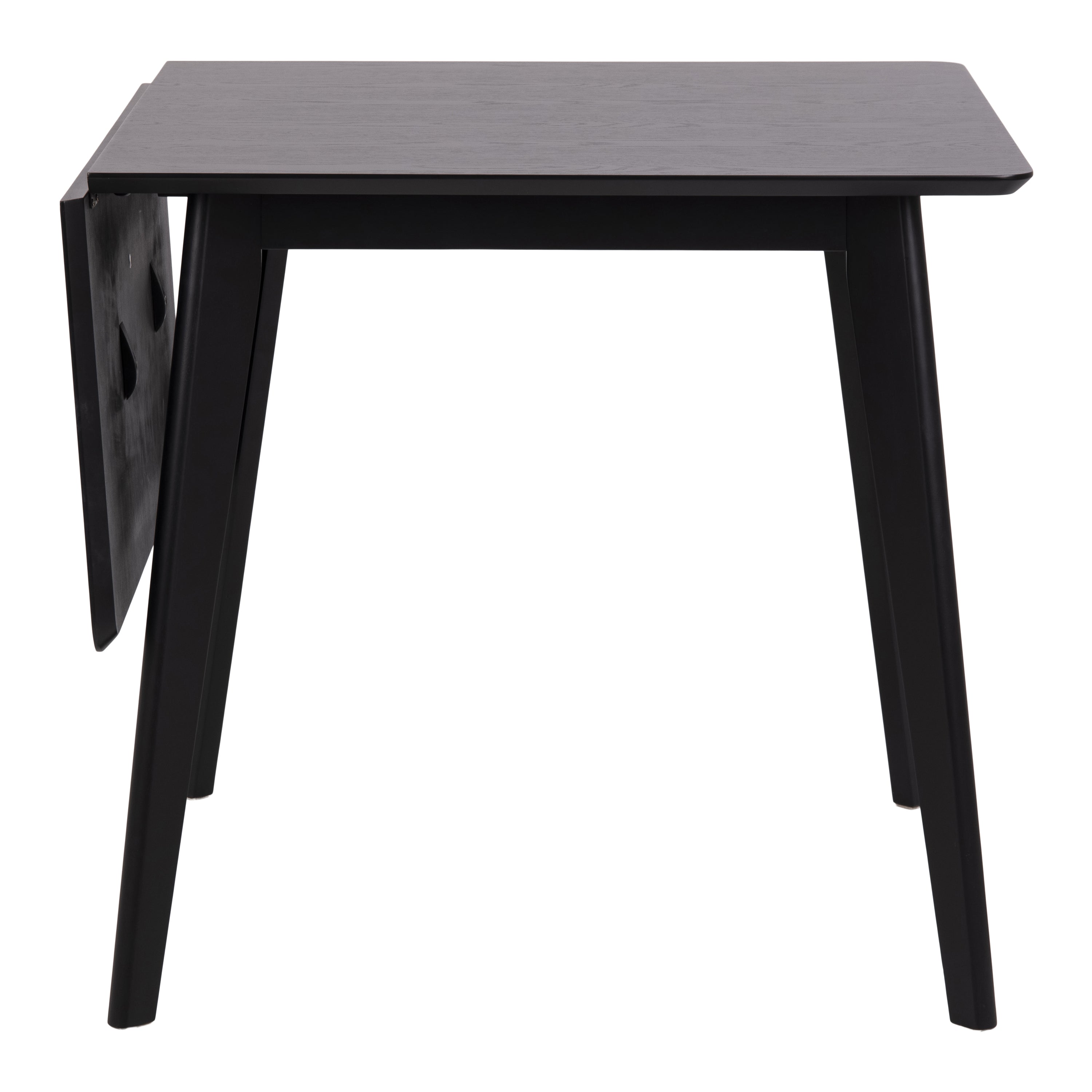 by fonQ basic Crow Eettafel Inklapbaar - 120 x 80 cm - Zwart