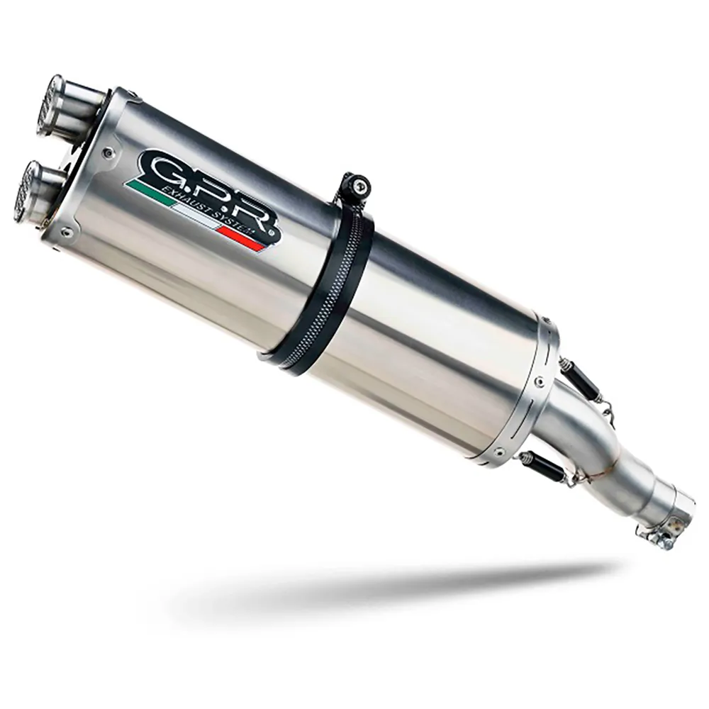 Gpr Exclusive Dual Inox BMW R 1200 GS/Adventure 14-16 Homologated Slip On Muffler