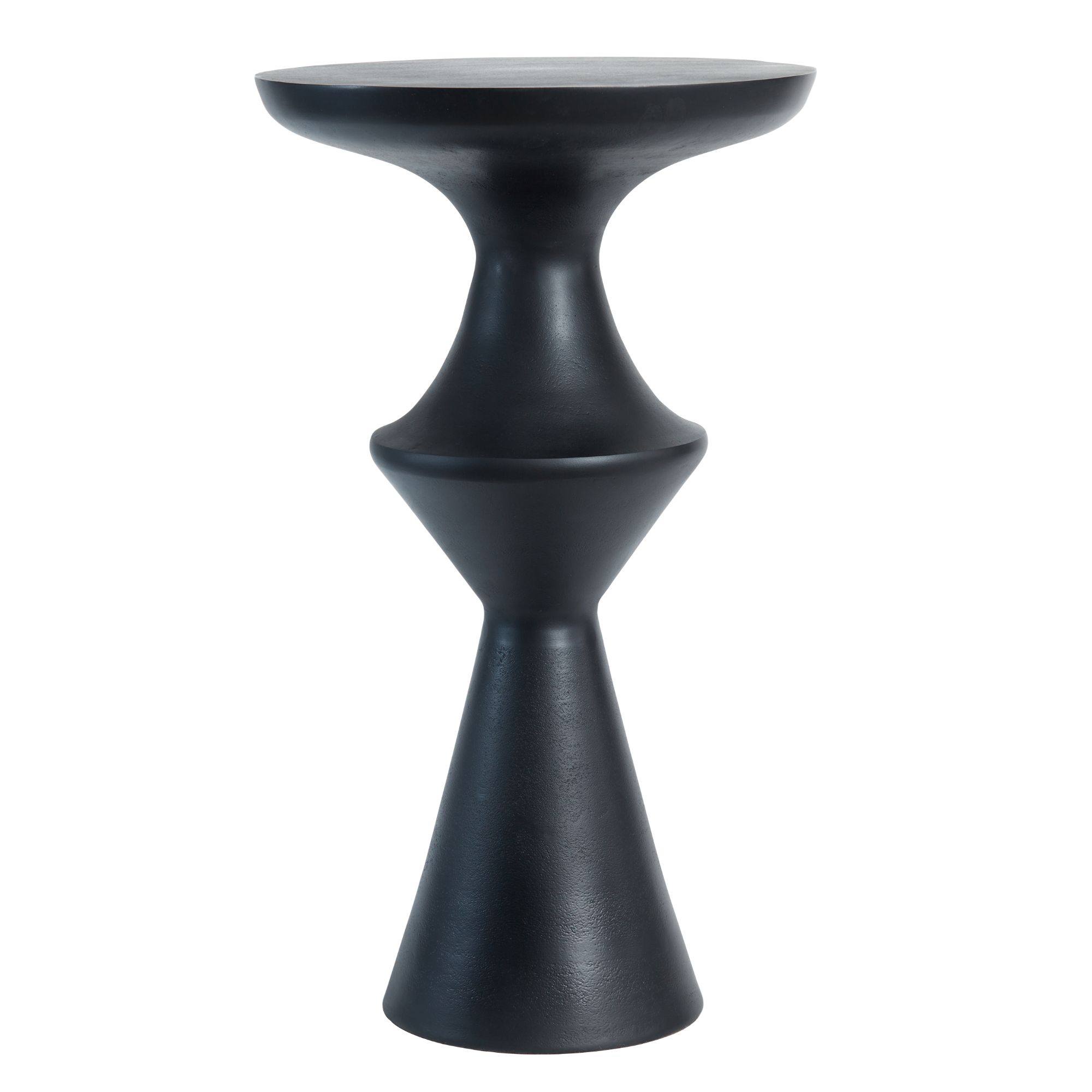 Light & Living bijzettafel Loboc - zwart - 37.5x14x74cm