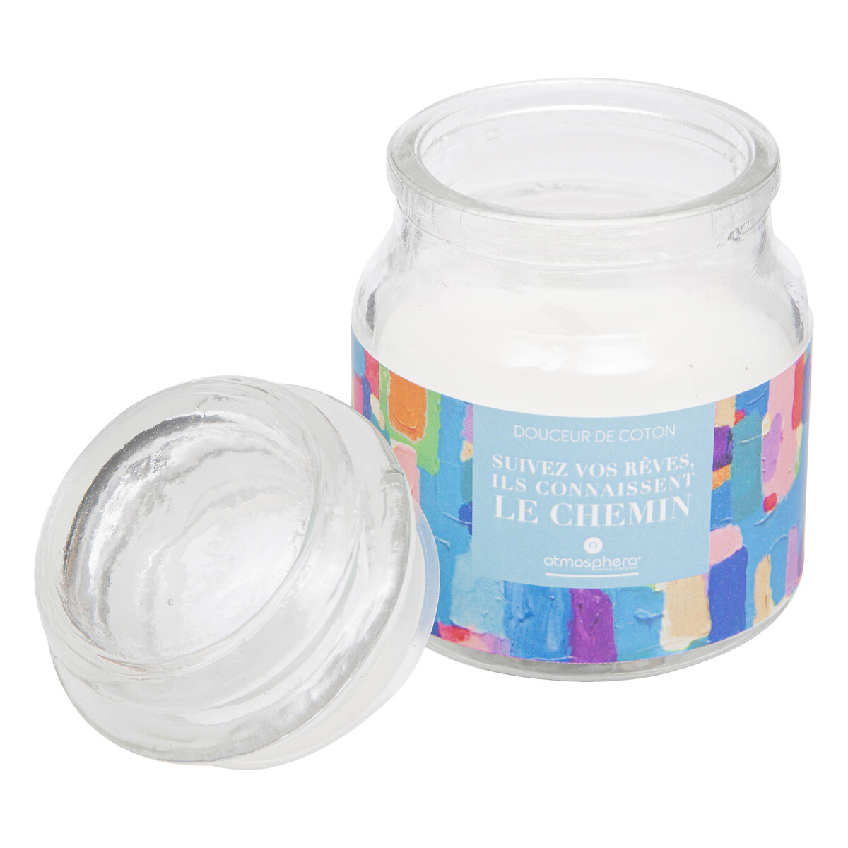 Scented candle "Jomy" Soft cotton, 70g