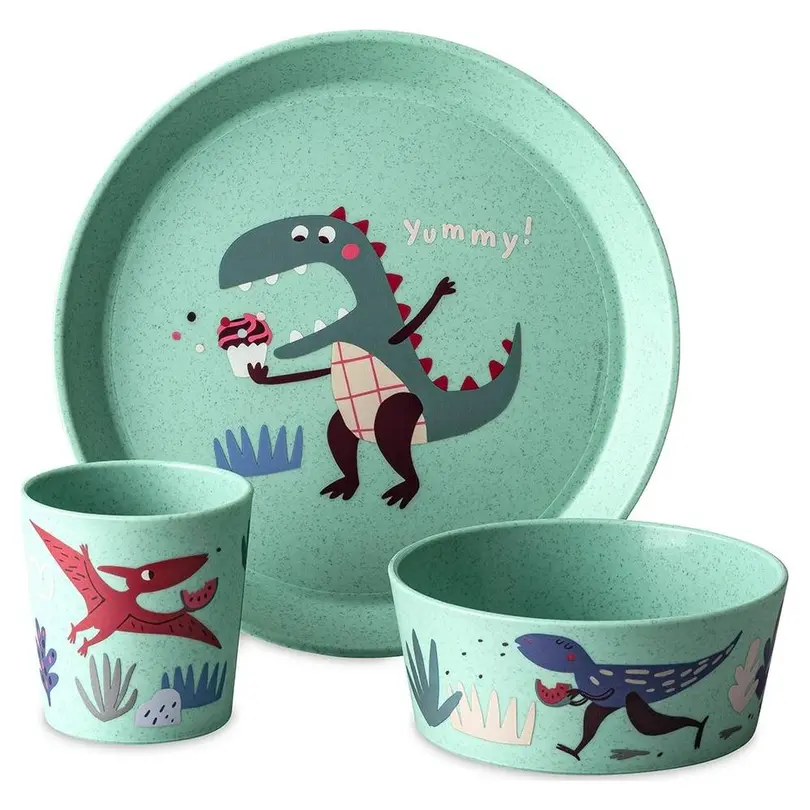 Kinder Geschirr-Set 3-teilig CONNECT REX