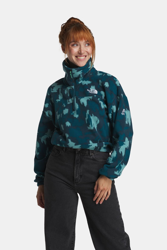 The North Face Mountain Athletics 1/4 Zip-Print Fleecetrui Dames