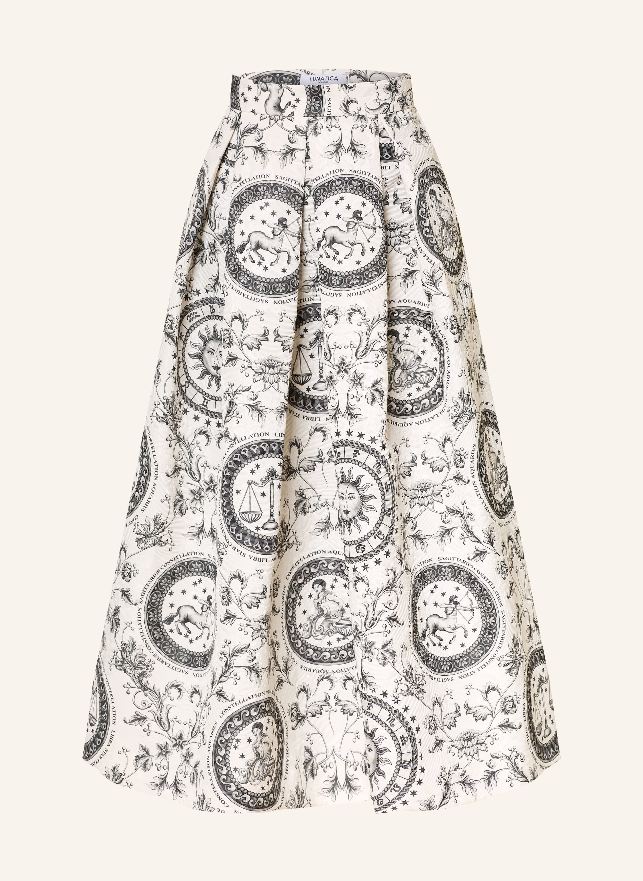 LUNATICA MILANO Jacquard-Kleid