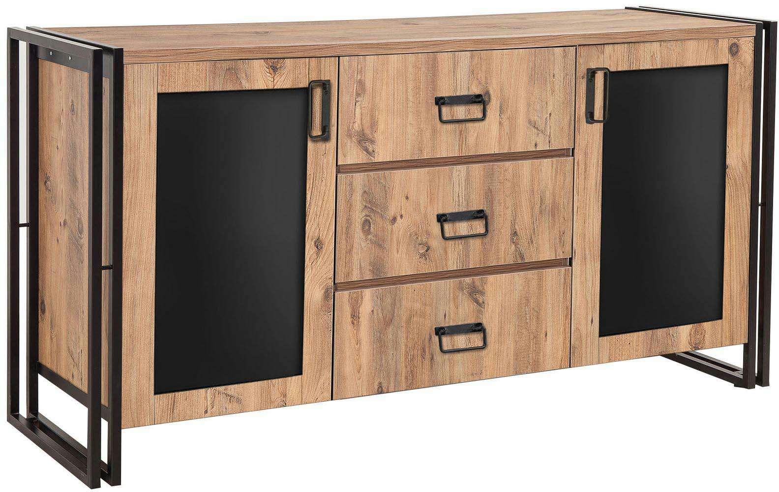 - Buffet en aggloméré  2 portes et 3 tiroirs arcas