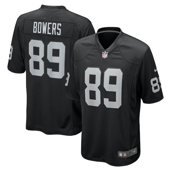 Brock Bowers Las Vegas Raiders Nike 2024 NFL Draft First Round Pick Player Game Jersey - Black