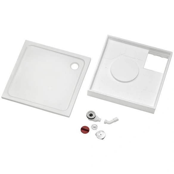 Duschwannen-Set »Tasso«, BxT: 90 x 90 cm, weiß