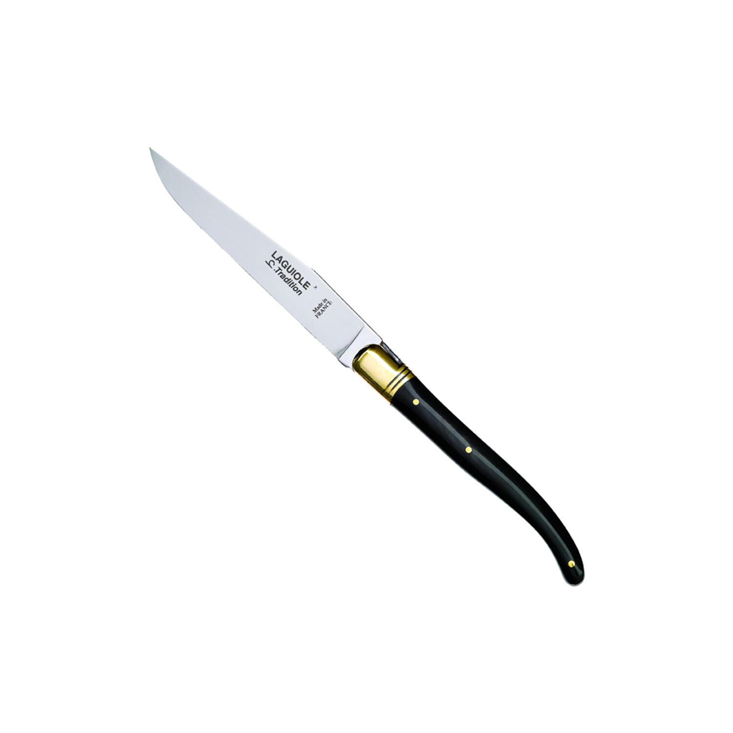 Steakkniv, sort horn