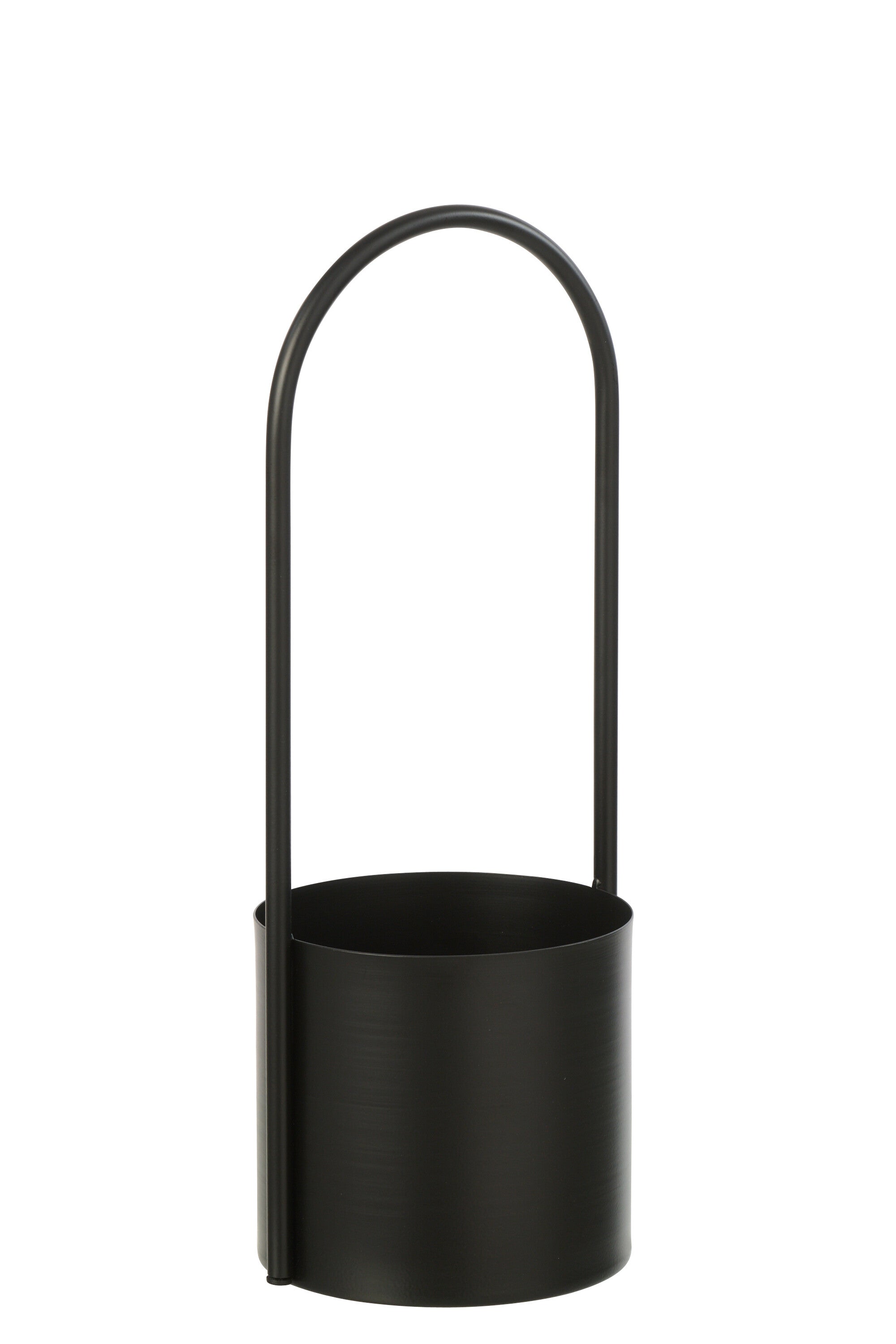 J-Line bloempot - ijzer - zwart - large