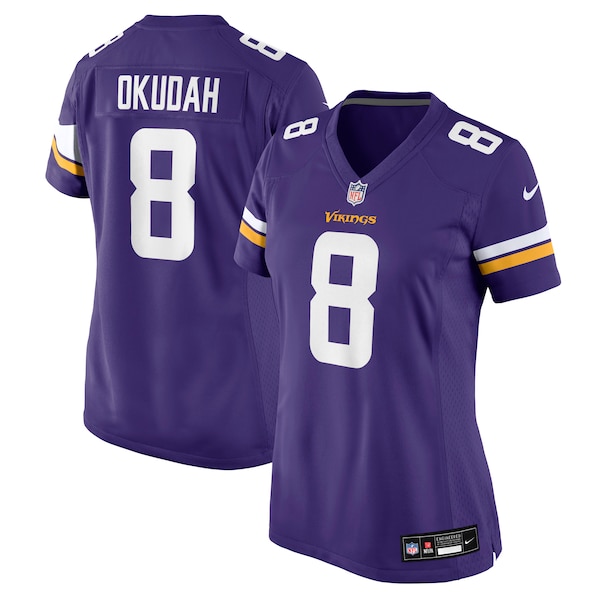 Jeff Okudah Minnesota Vikings Nike Women's Team Game Jersey -  Purple