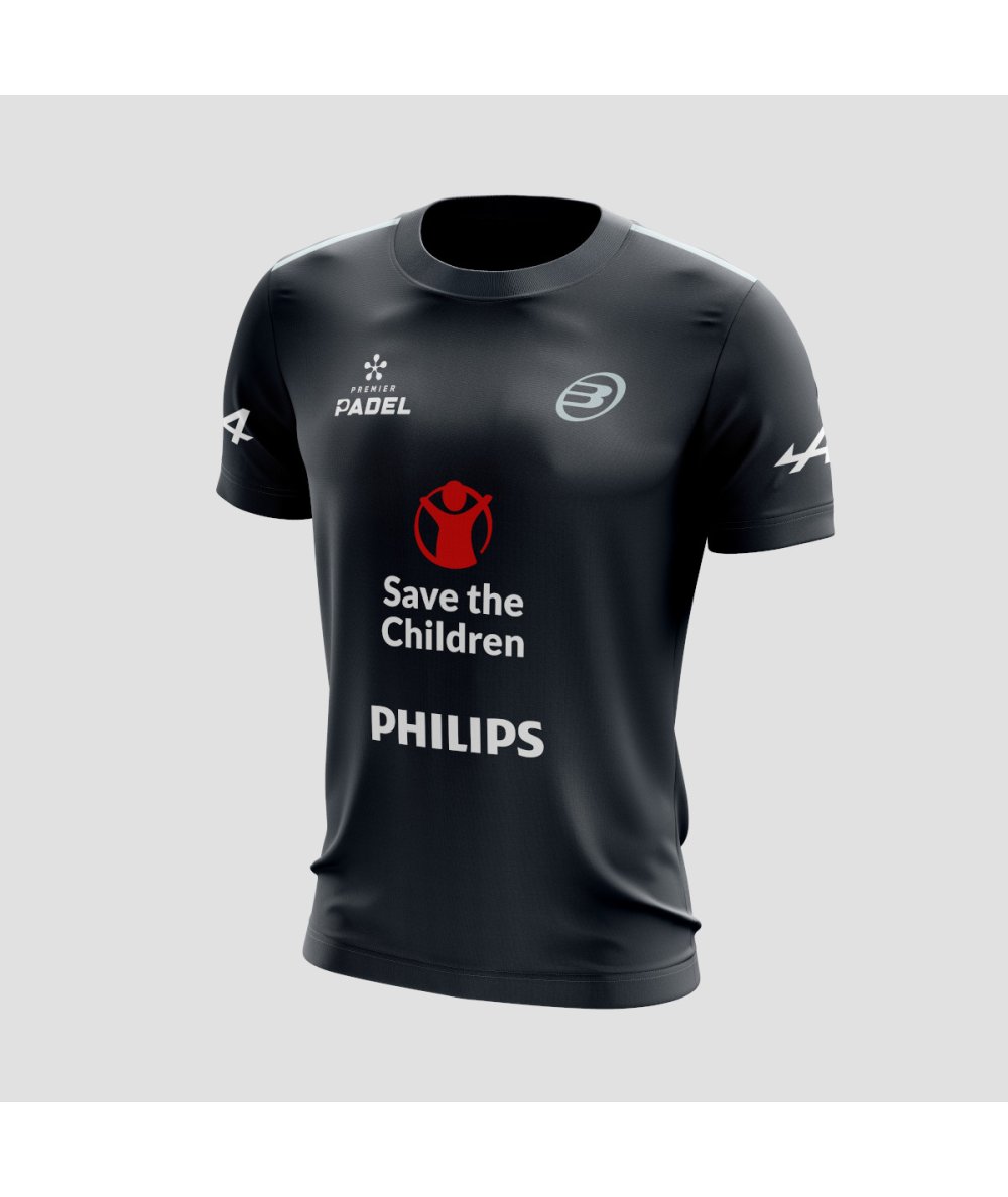 CAMISETA BULLPADEL LICIO TF DN NEGRO