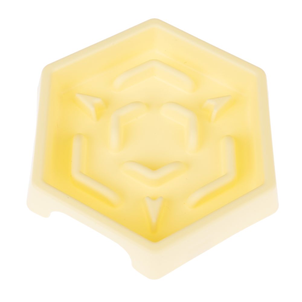 TIAKI Slow Feeder Yellow Hexagon