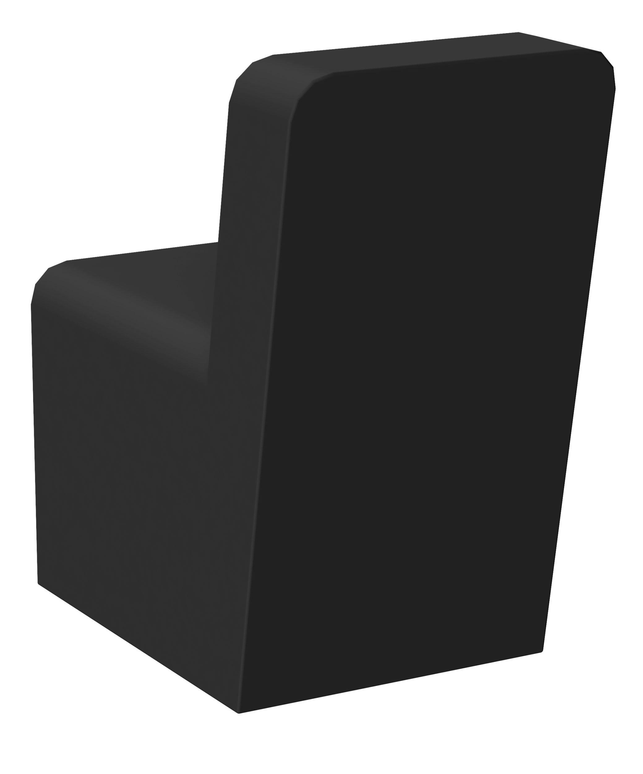 LOFT-GAME - Patère en alu laqué noir