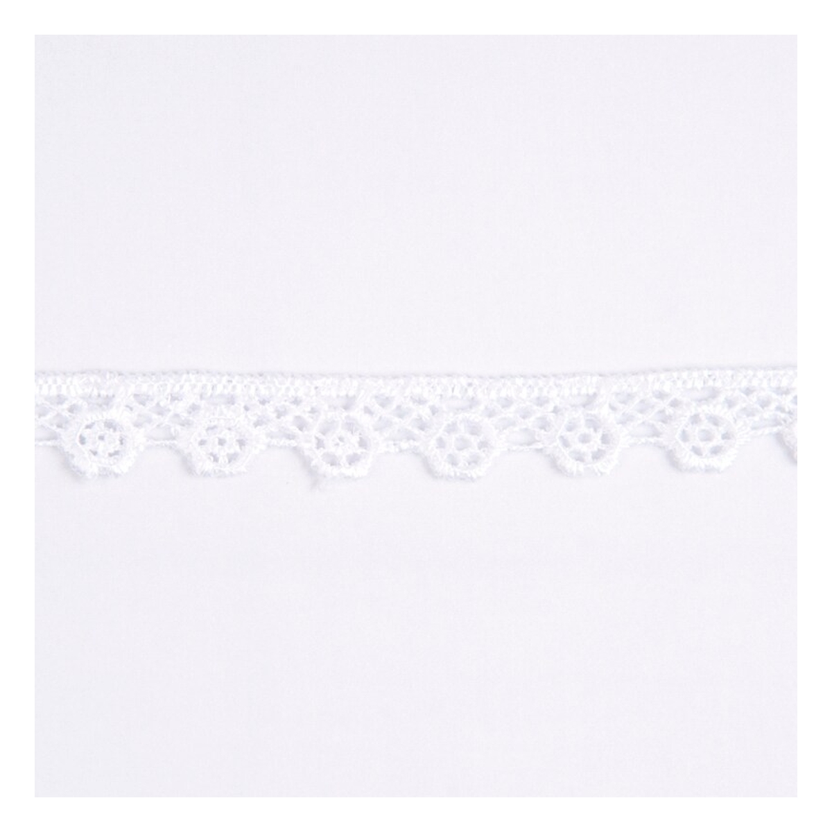 White Floral Guipure Lace Trim by the Metre